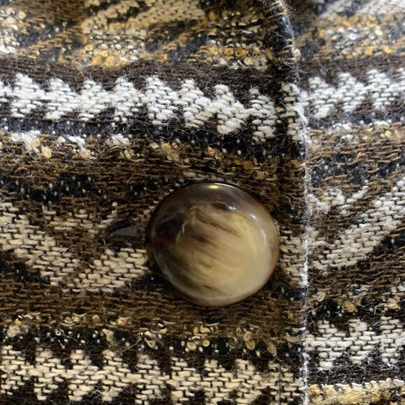 DONCASTER Brown Button Front Blazer Jacket Suit - Size 8 - Picture 5 of 12